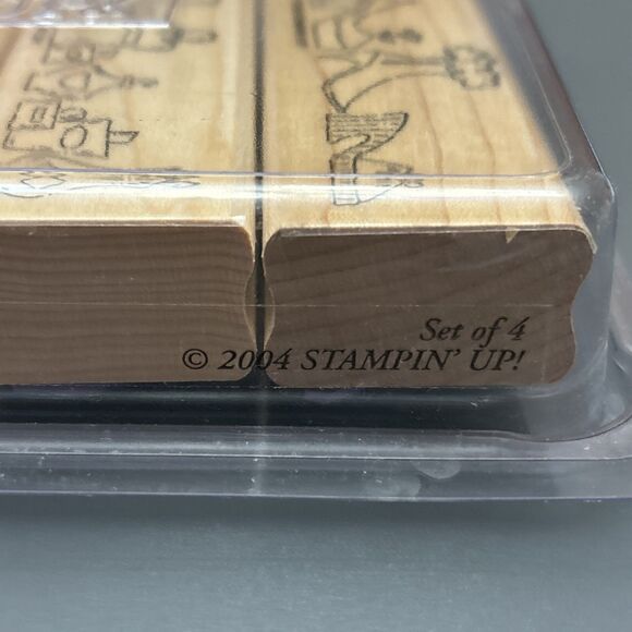 Stampin up! Rubber Stamp Set Borders It's A Girl Thing Purse Shoes Fashion VNTG - Picture 4 of 6